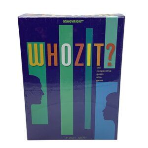 Gamewright Whozit? Cooperative Guess‎ Who Game Ages 10+ Sealed Box NEW